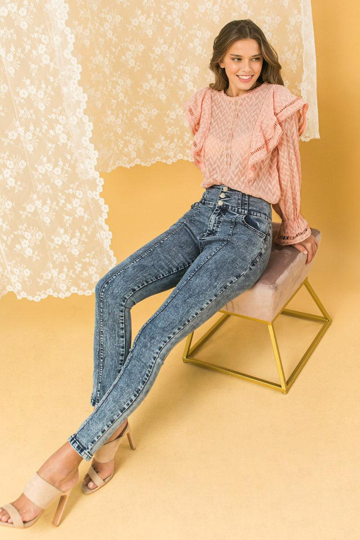 Love for All Peasant Top from KADOU Boutique
