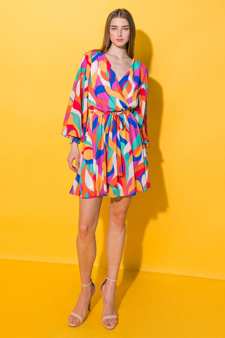 Boston Get Away Woven Mini Dress from KADOU Boutique