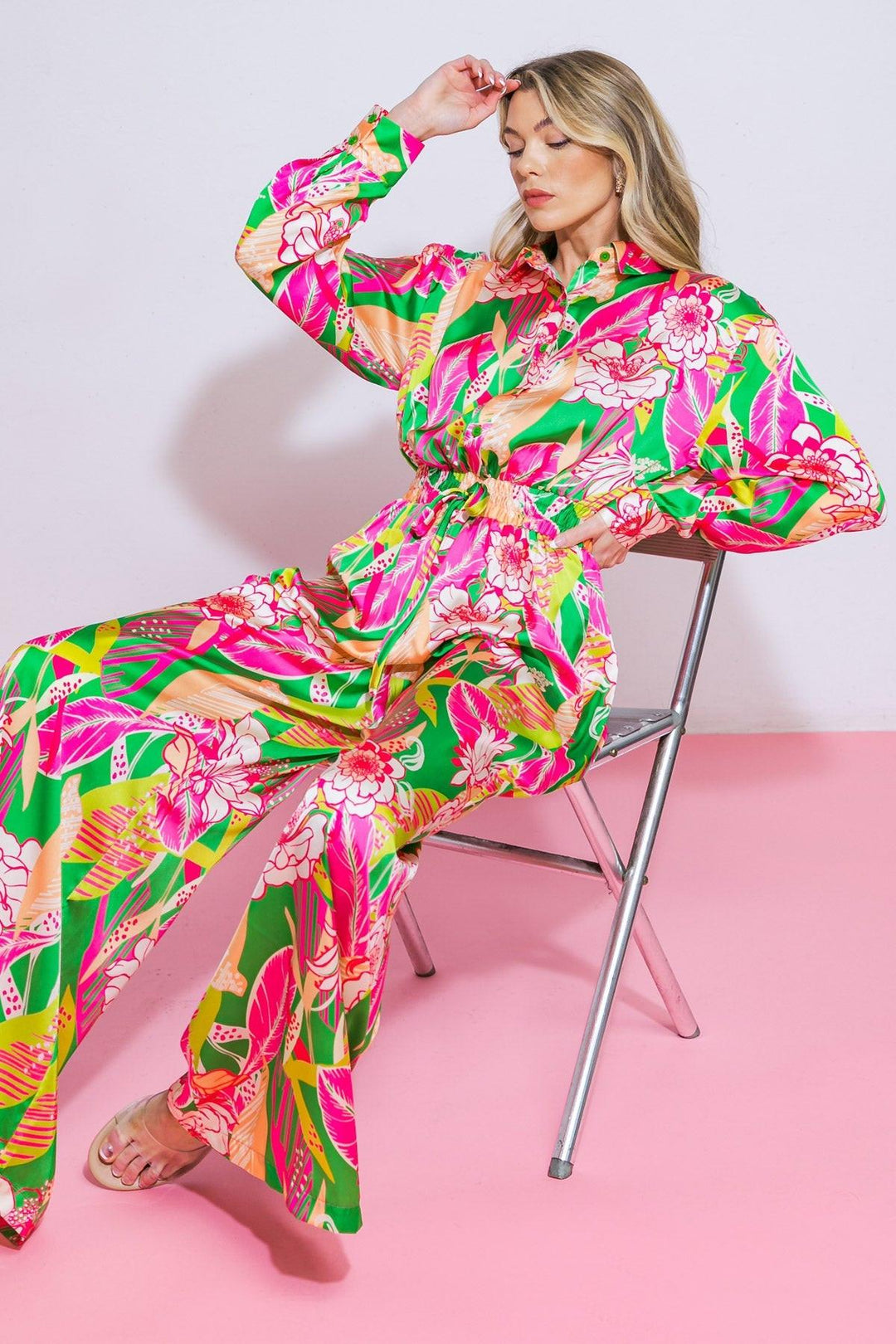 Blooming Hope Woven Jumpsuit from KADOU Boutique