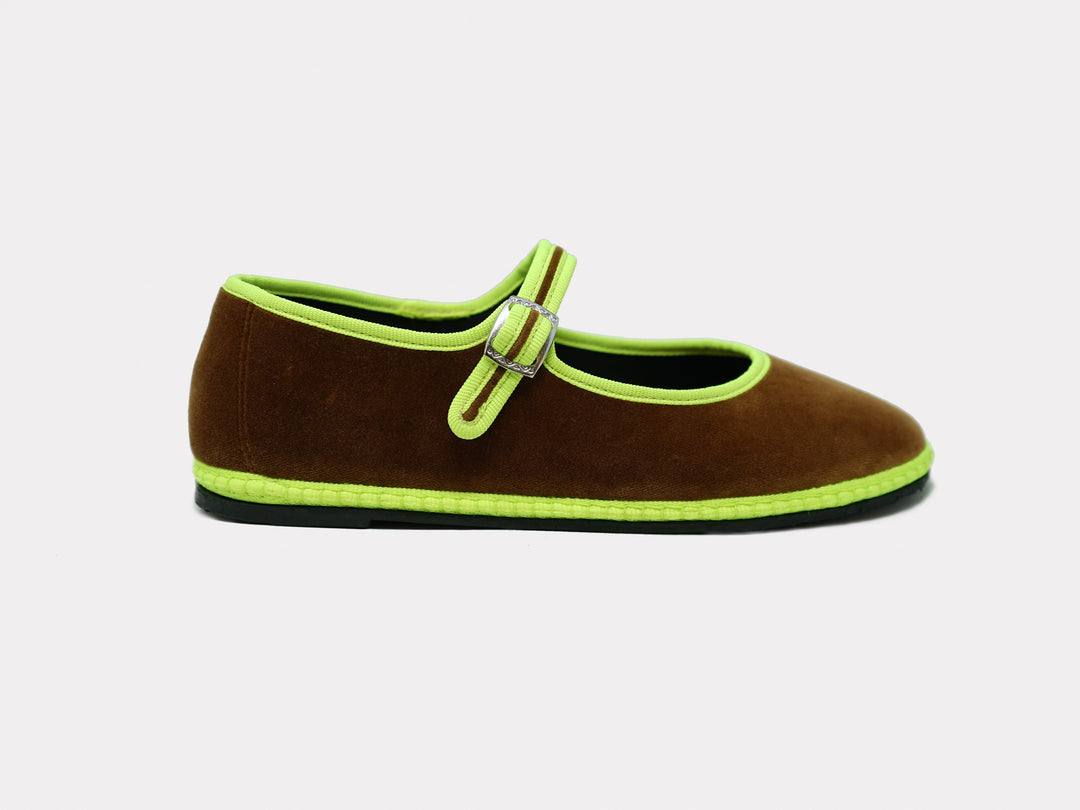 Mary Jane Furlane Camel from KADOU Boutique