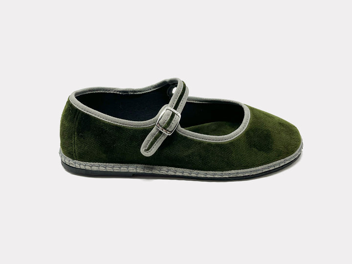 Mary Jane Furlane Forest Green from KADOU Boutique