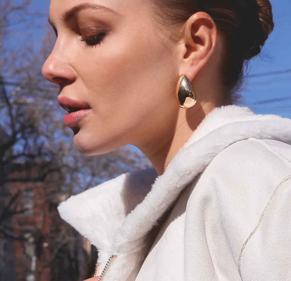 Raindrop Statement Earrings from KADOU Boutique