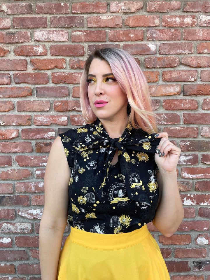 Bee Kind Bow Top from KADOU Boutique