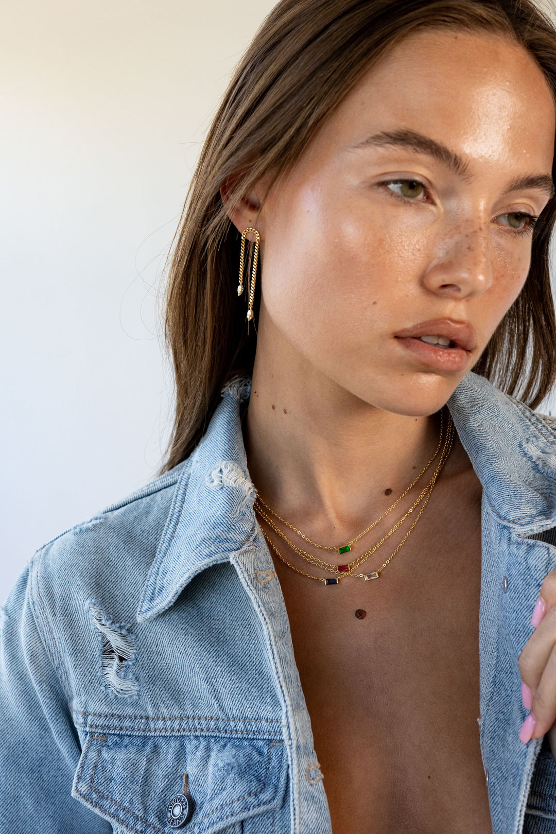 Willow Necklace- Clear from KADOU Boutique