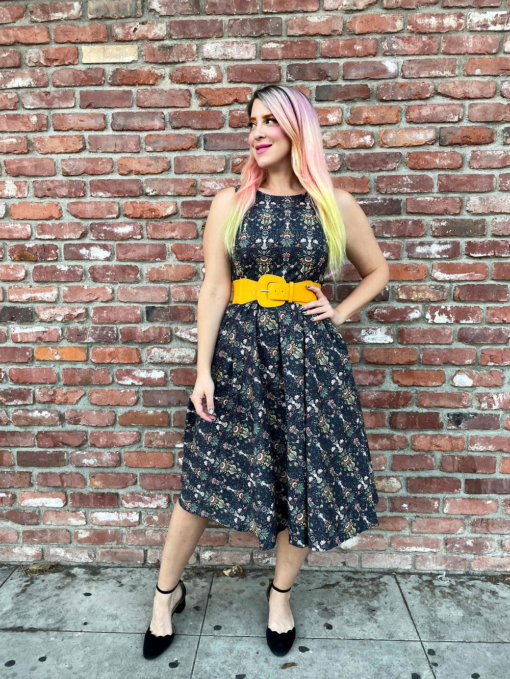 White Rabbit Midi Dress from KADOU Boutique