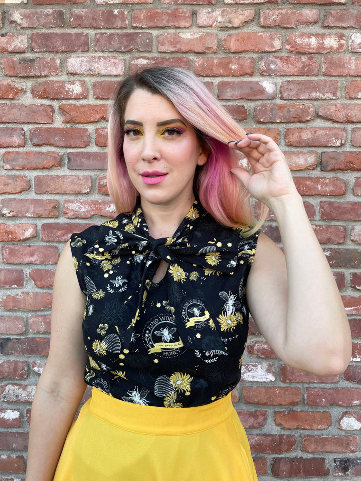 Bee Kind Bow Top from KADOU Boutique