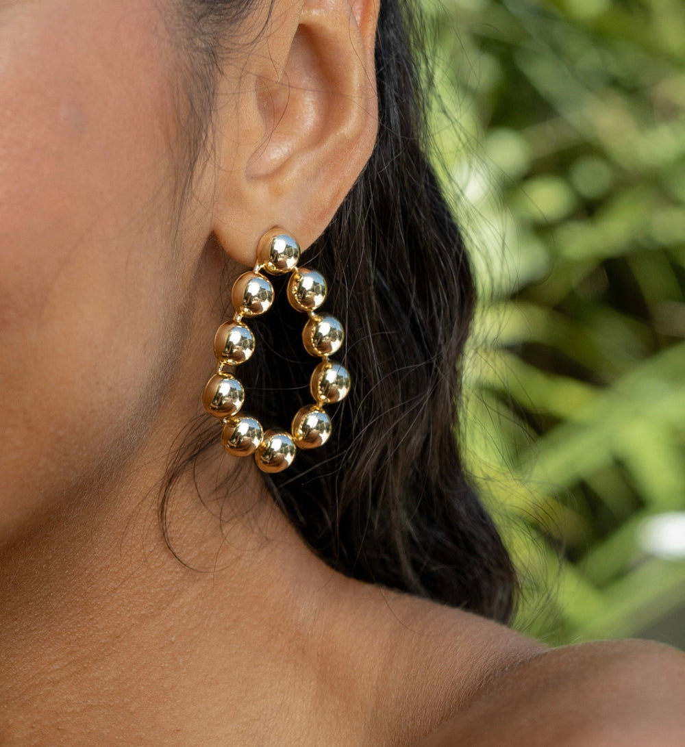 Audriana Oval Earring from KADOU Boutique