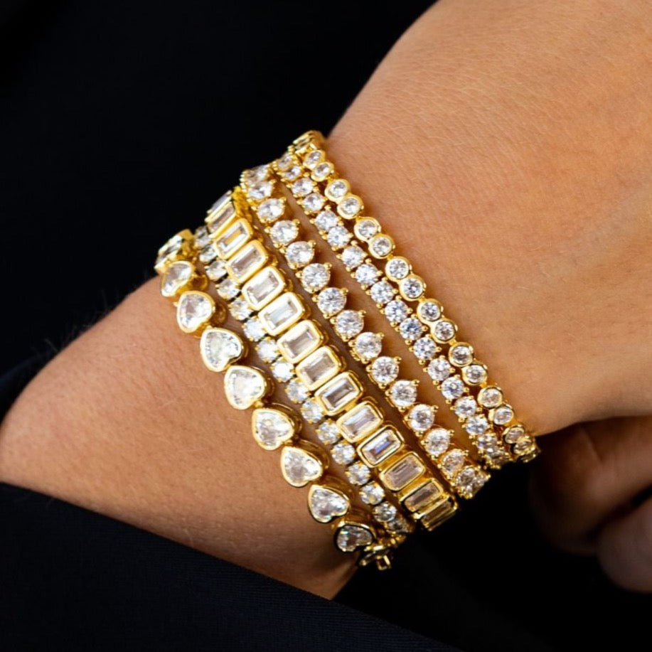 Melinda Tennis Bracelet from KADOU Boutique