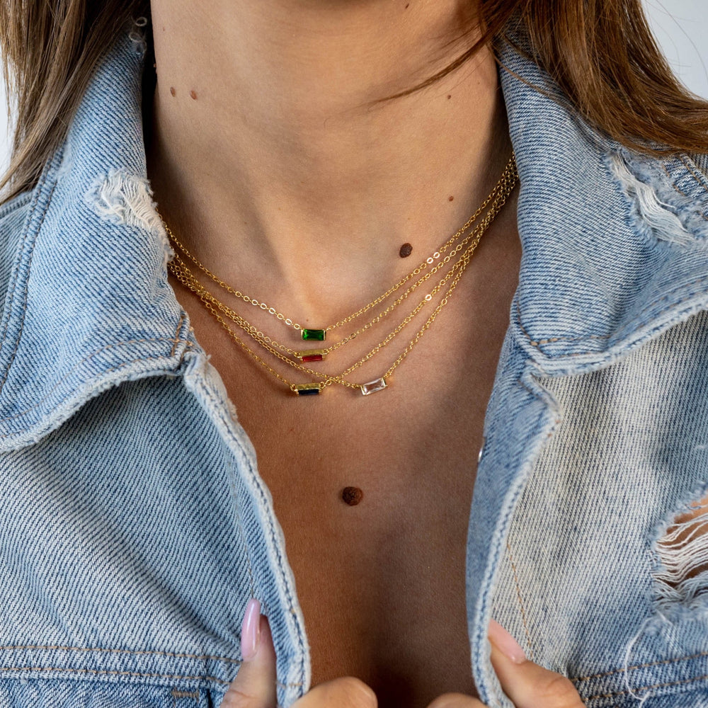 Willow Necklace- Clear from KADOU Boutique