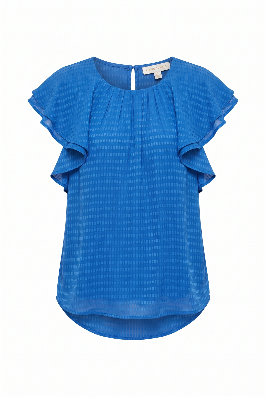 Wave Whispers Woven Top from KADOU Boutique