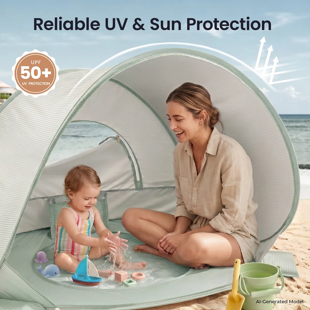 Tiny Land® 3-In-1 Baby Beach Tent from KADOU Boutique