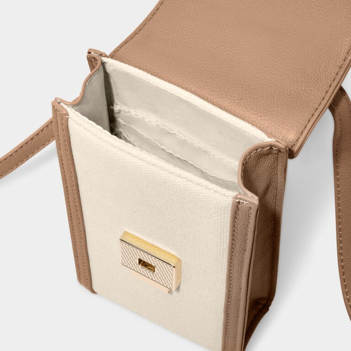 Katie Loxton Canvas Crossbody Cell Bag