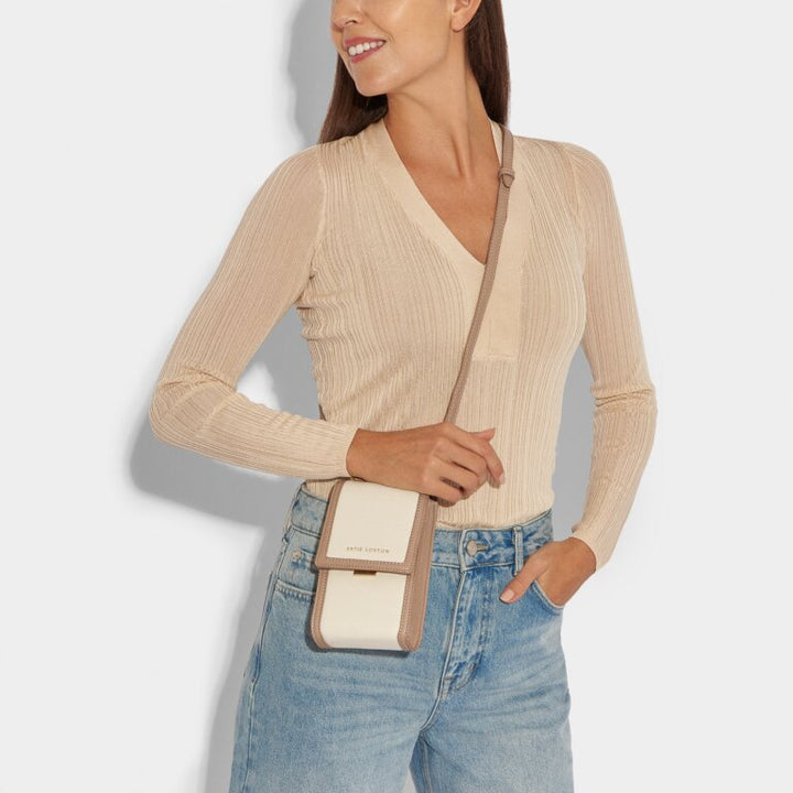 Amalfi Canvas Crossbody Cell Bag
