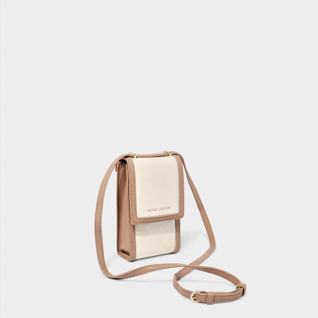 Amalfi Canvas Crossbody Cell Bag