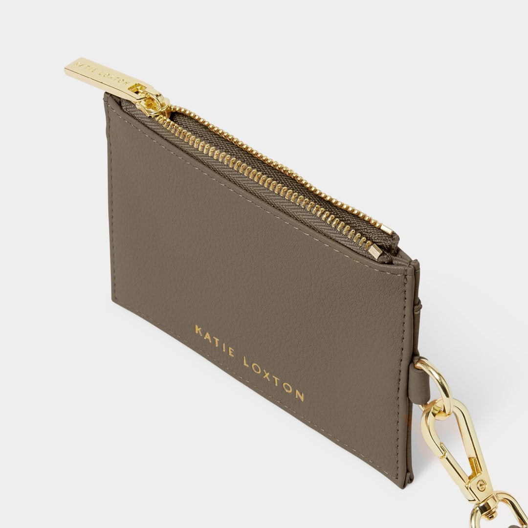 Ashley Cardholder with Strap - Mink
