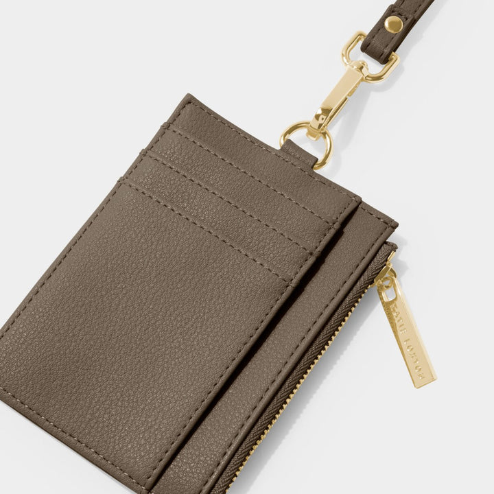 Ashley Cardholder with Strap - Mink