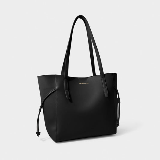 The Ashley Tote Bag  in Black. Available at Kadou Boutique.