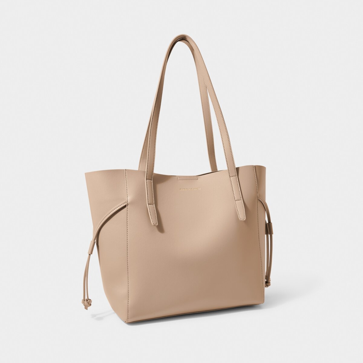 The Ashley Tote Bag in Soft Tan. Order it online at Kadou.shop