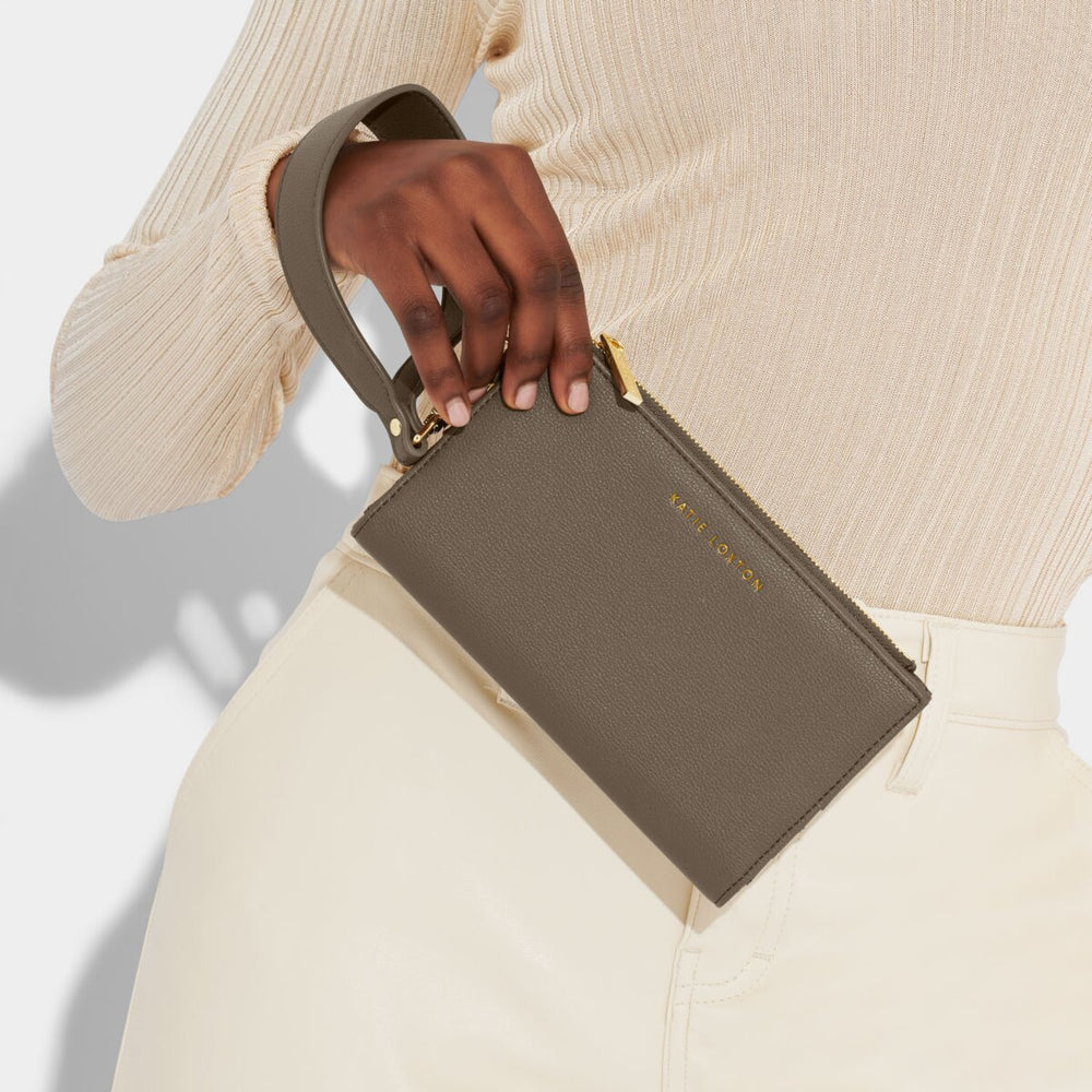 Zana Foldout Wristlet Wallet - Mink from KADOU Boutique