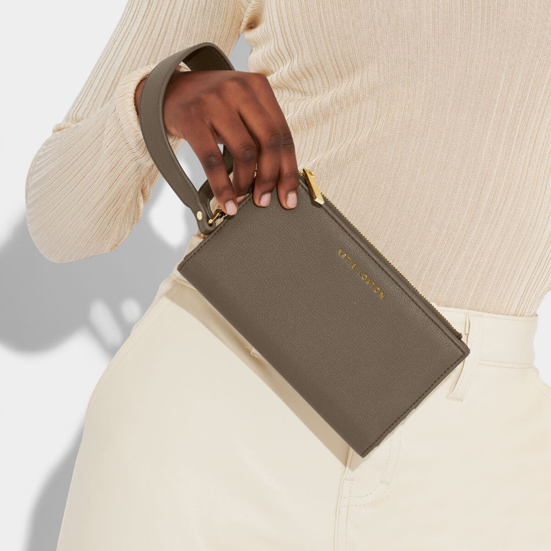 Zana Foldout Wristlet Wallet - Mink