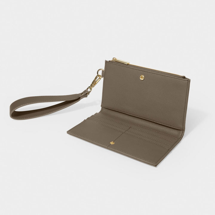 Zana Foldout Wristlet Wallet - Mink