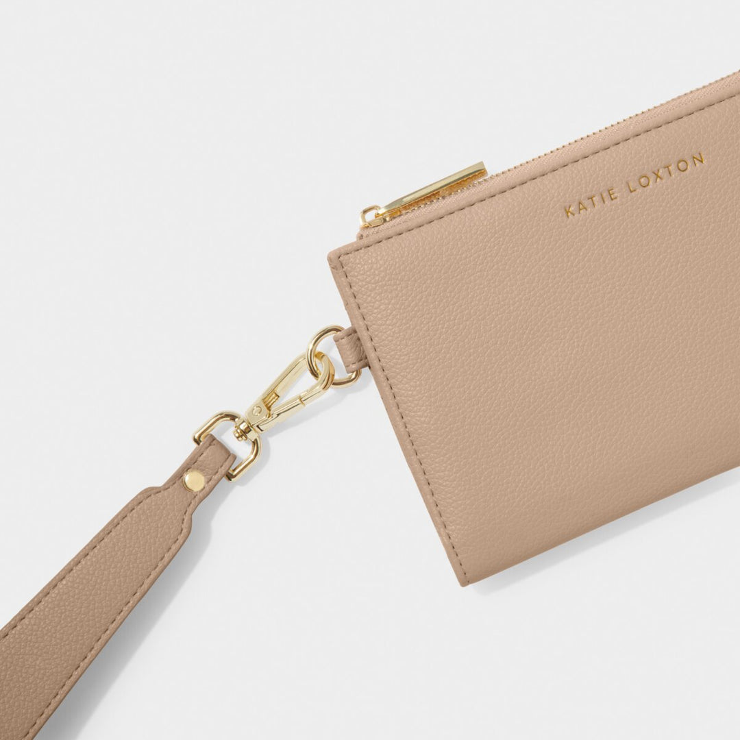 Zana Fold Out Wristlet Wallet - Soft Tan