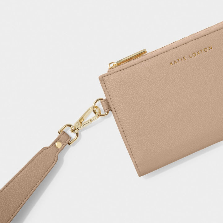 Zana Fold Out Wristlet Wallet - Soft Tan