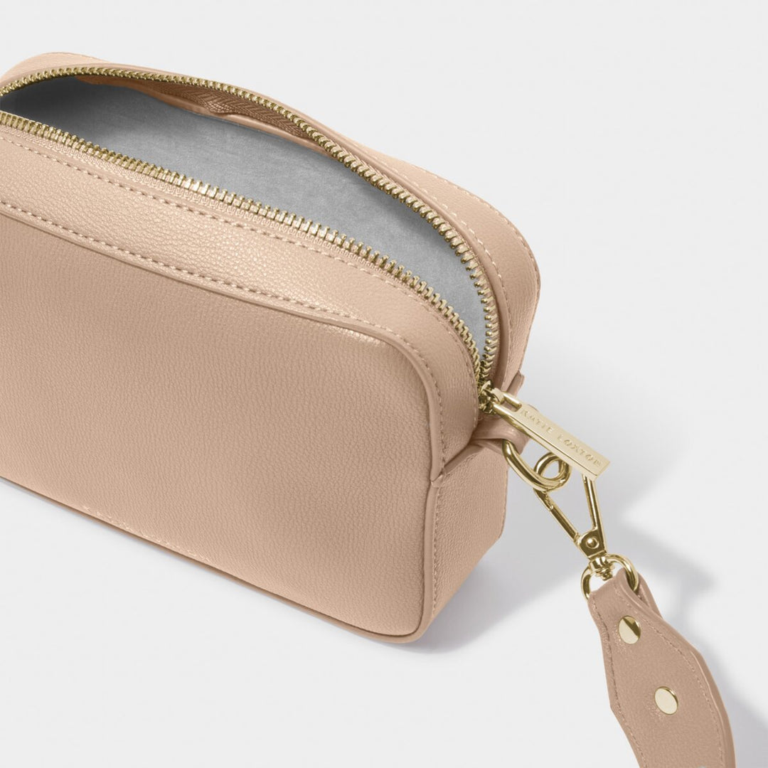 Showing the inside of Zana Mini Crossbody Bag  by Katie Loxton London.