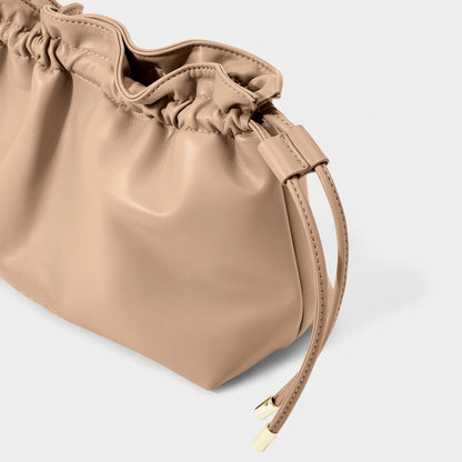 Hailey Crossbody Clutch - Soft Tan