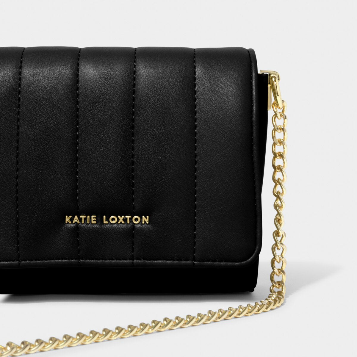 Kendra Quilted Mini Crossbody in Black. Available at Kadou Boutique, online and in store.