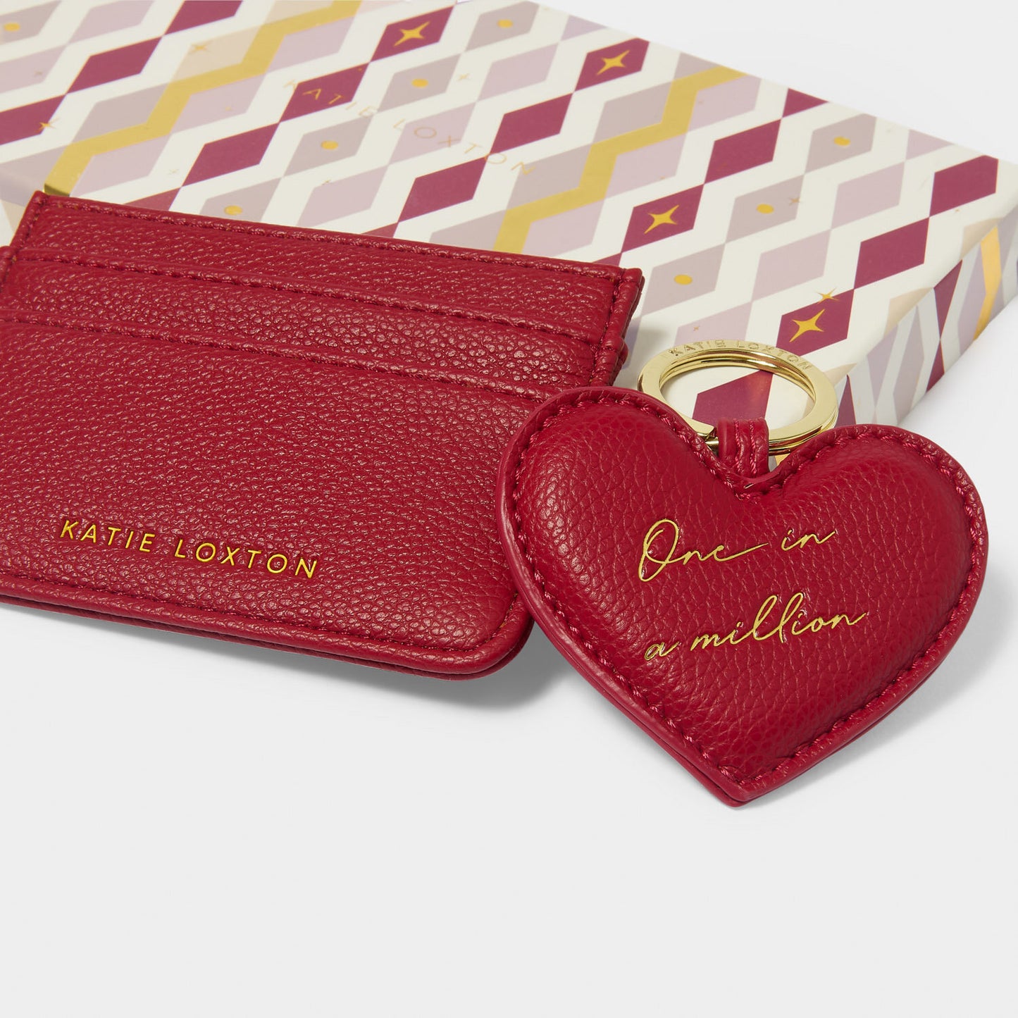 Heart Keyring & Cardholder Gift Set - One In A Million