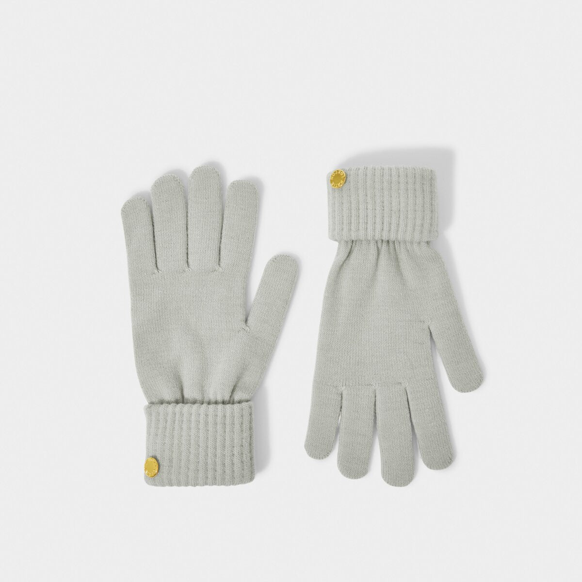 Knitted Gloves - Cool Grey