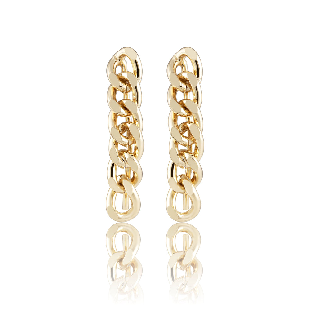 Leila Cuban Link Earrings from KADOU Boutique