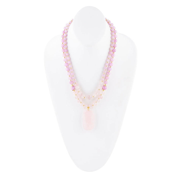 Lilac Jade Statement Necklace