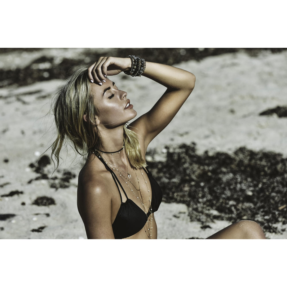 Long Pearl Necklace from KADOU Boutique