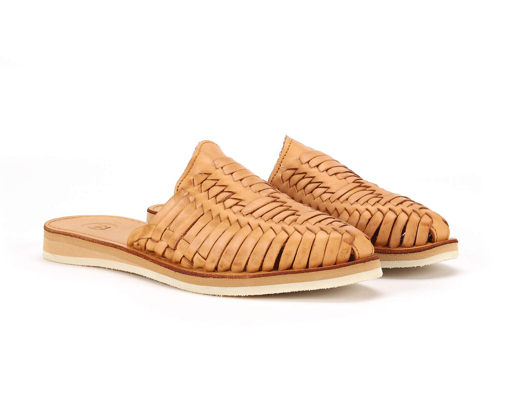 Marbella Huarache Slip-On Sand from KADOU Boutique