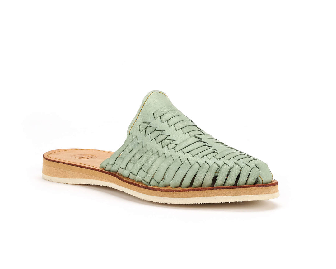 Marbella Huarache Slip-On Teal from KADOU Boutique