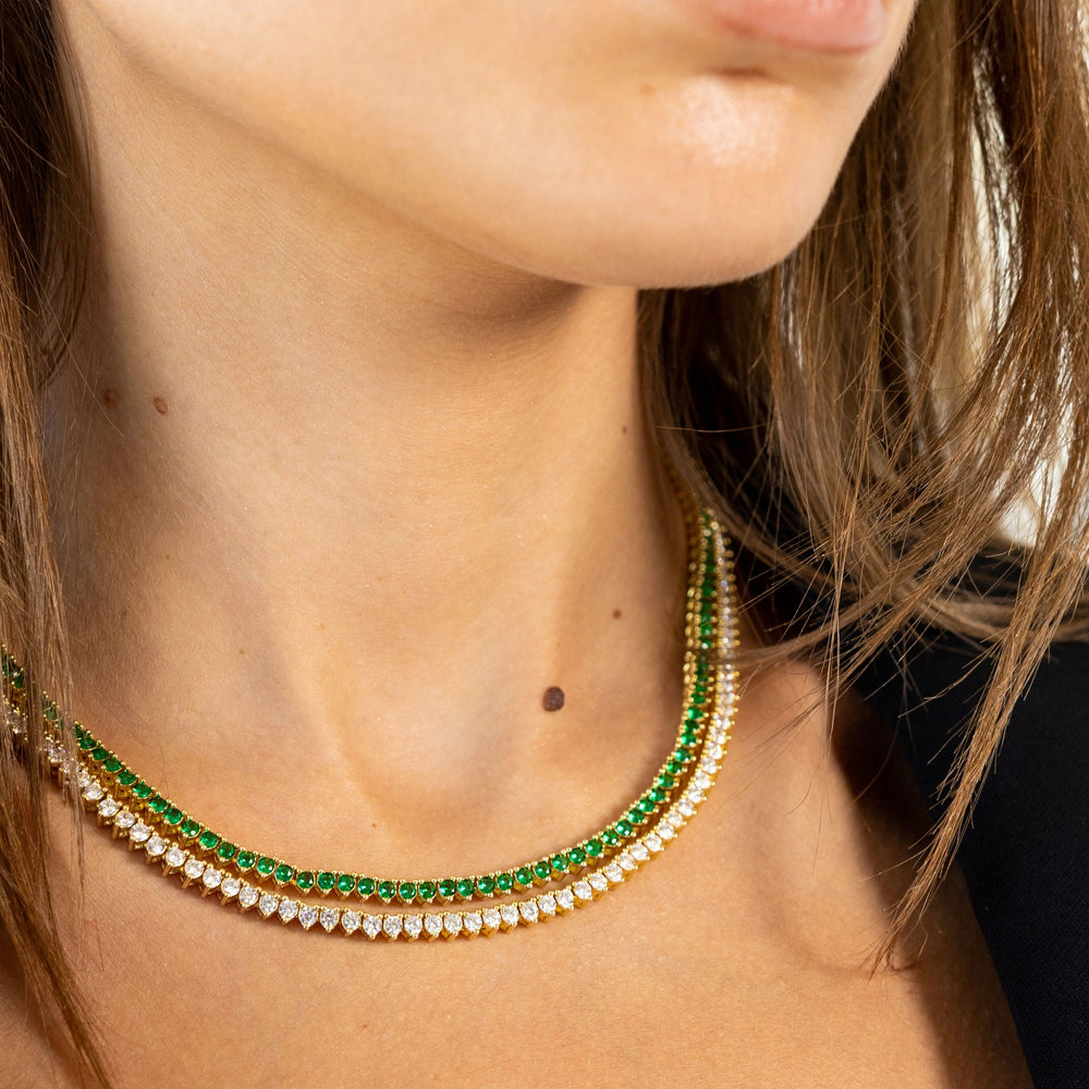 Melinda Tennis Necklace from KADOU Boutique