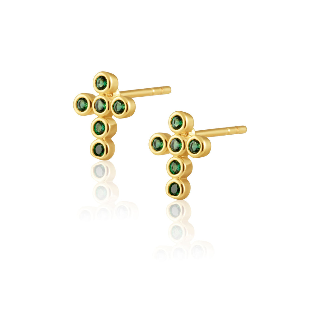 Mimi Mini Cross Earrings from KADOU Boutique