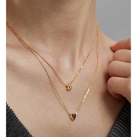 Mini Initial Necklace from KADOU Boutique