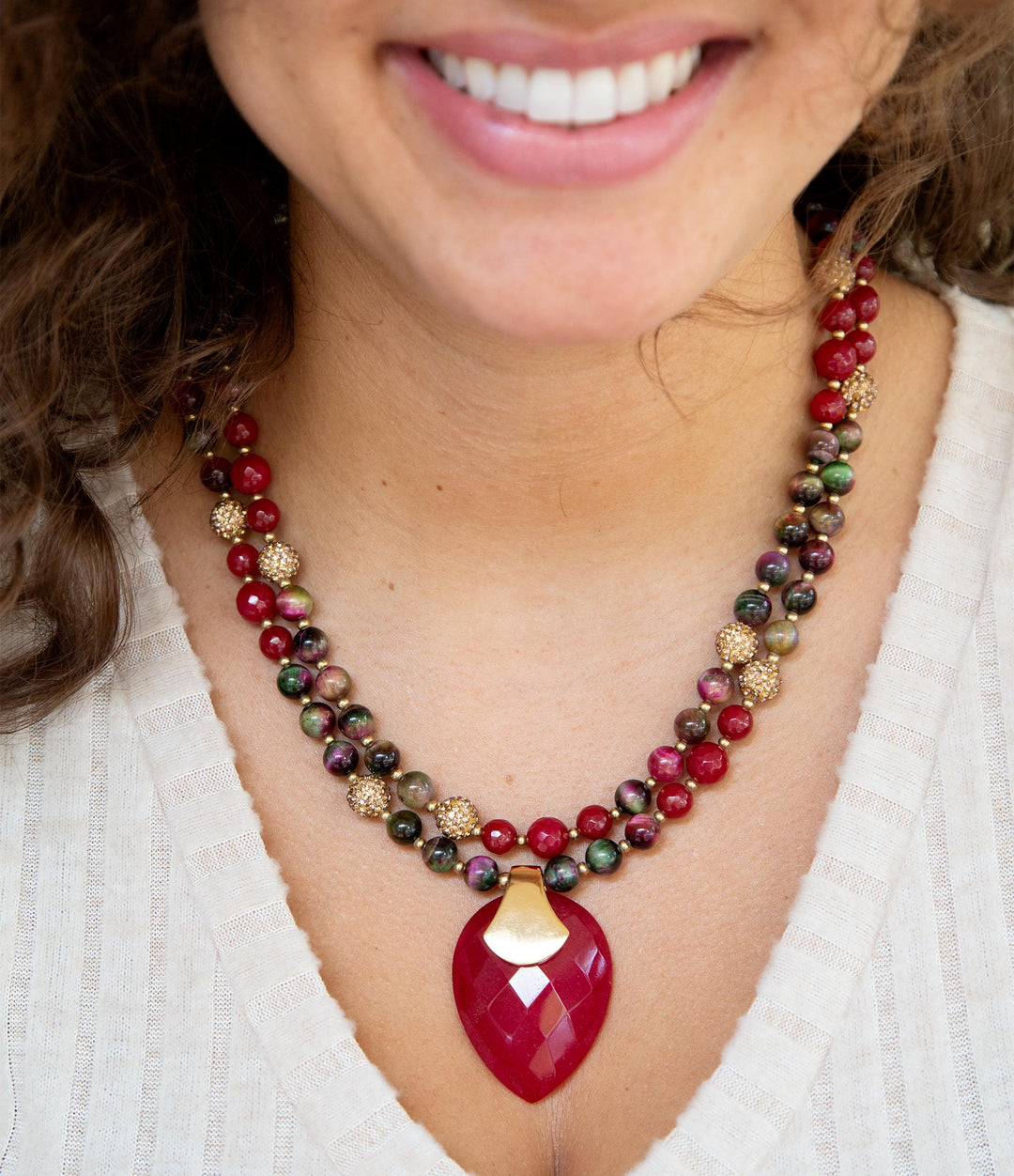 Jeweled Multi-Color Tiger&