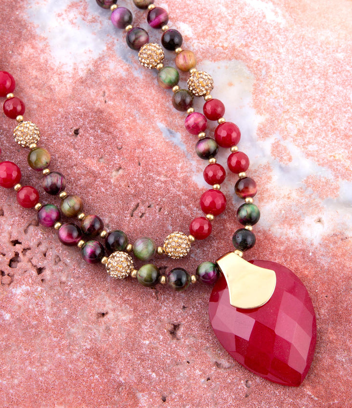 Jeweled Multi-Color Tiger&