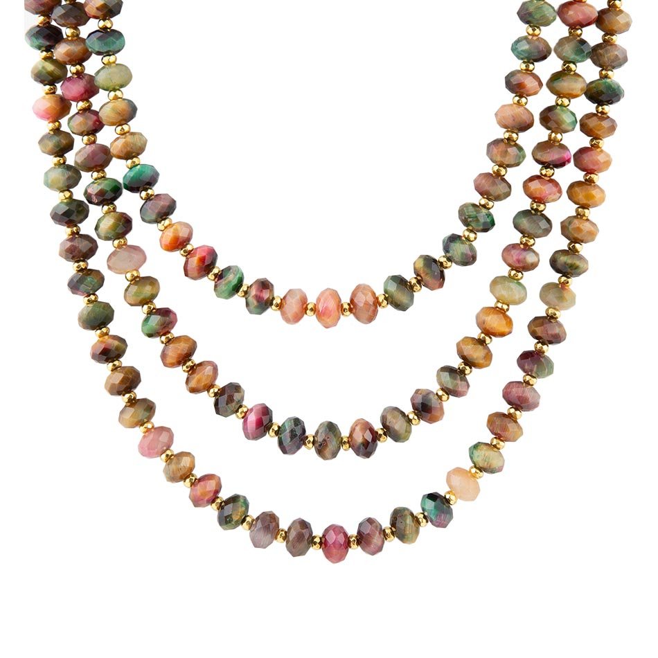Jeweled Multi-Color Tiger&