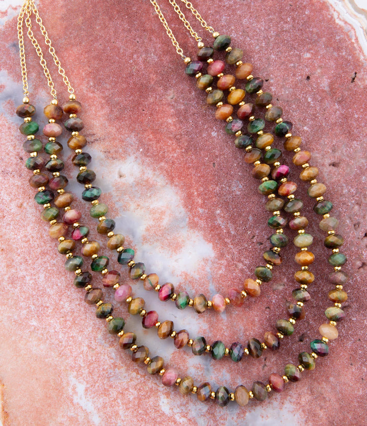 Jeweled Multi-Color Tiger&