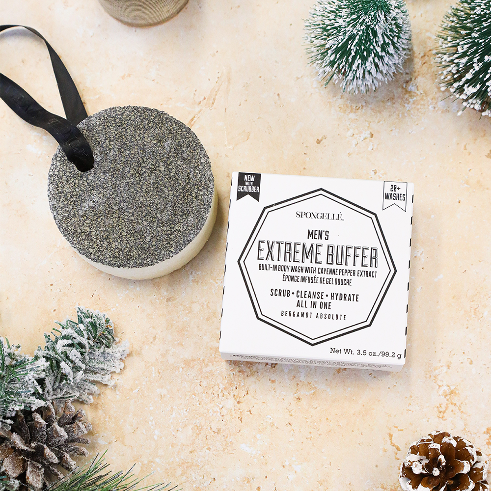 20+ Men's Extreme Buffer | Black Scrubber from KADOU Boutique