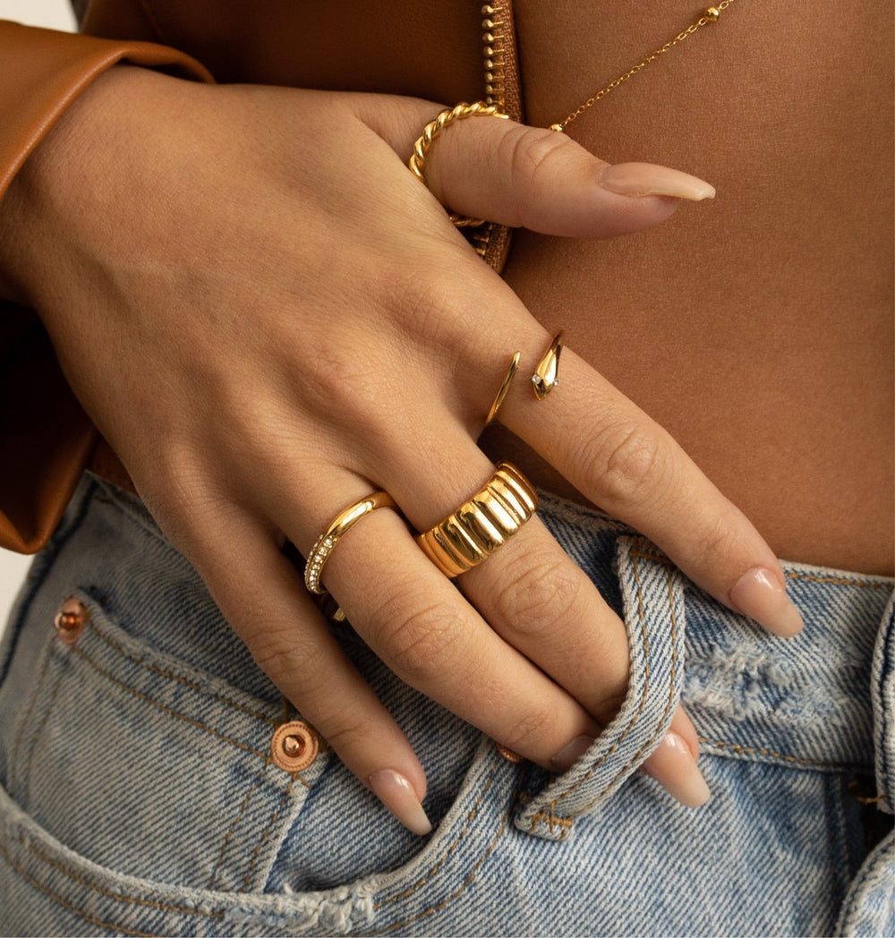 Nile Snake Ring from KADOU Boutique