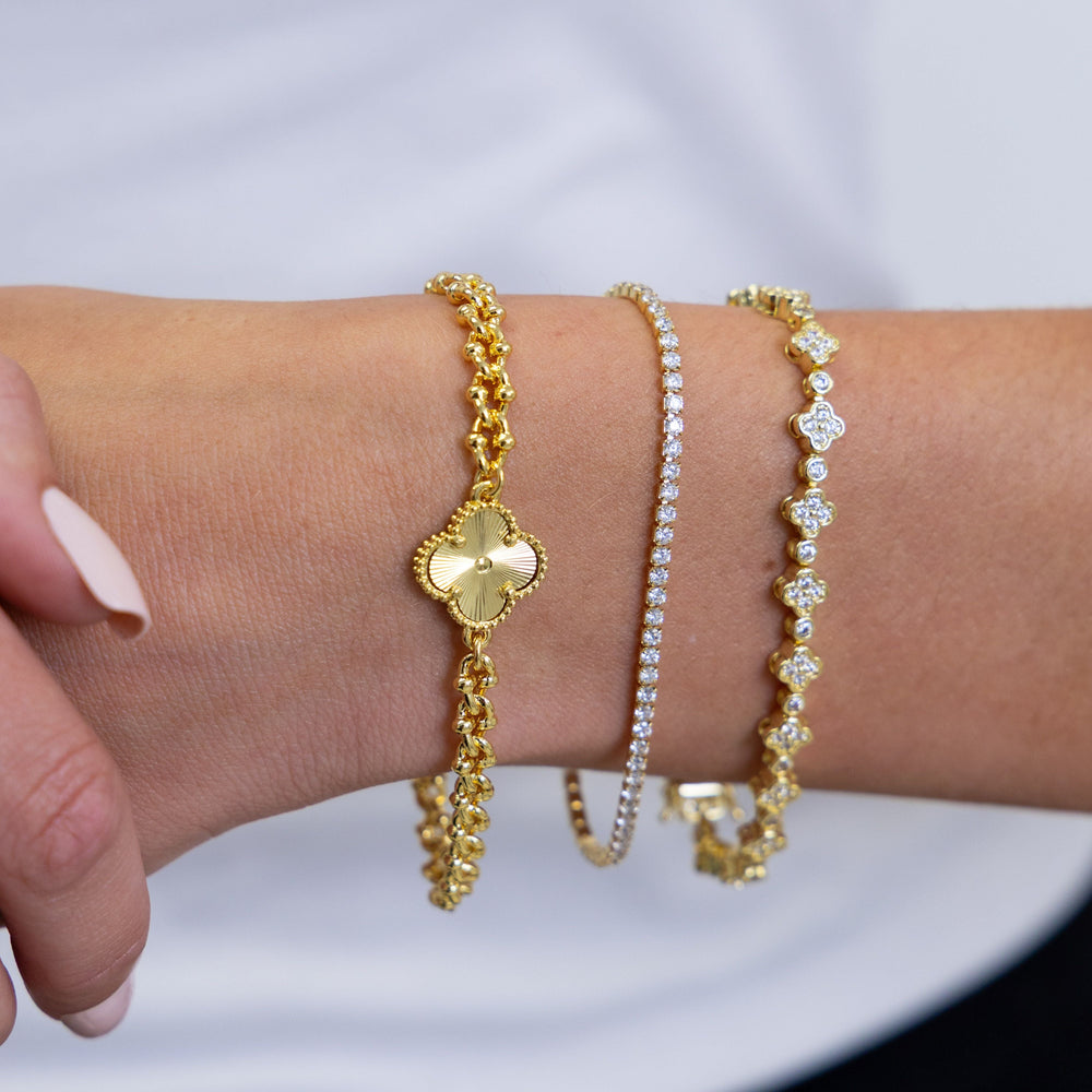 Annie Dainty Tennis Bracelet from KADOU Boutique