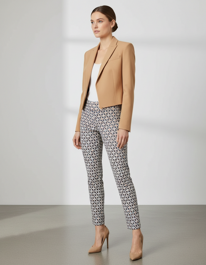 Krazy Larry P507 Pull on Pant - Multi Diamonds