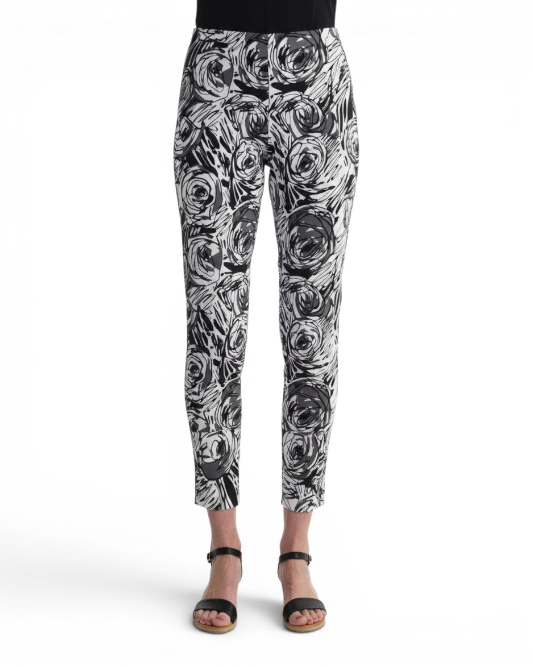 Krazy Larry P907 Feather Weight Pant - Black Rose from KADOU Boutique