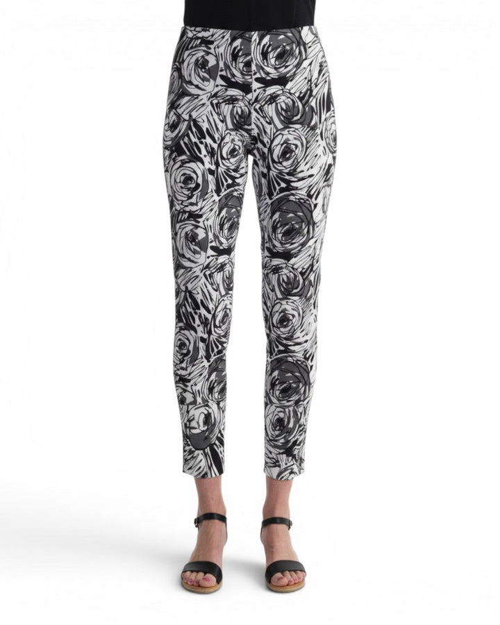 Krazy Larry P907 Feather Weight Pant - Black Rose from KADOU Boutique